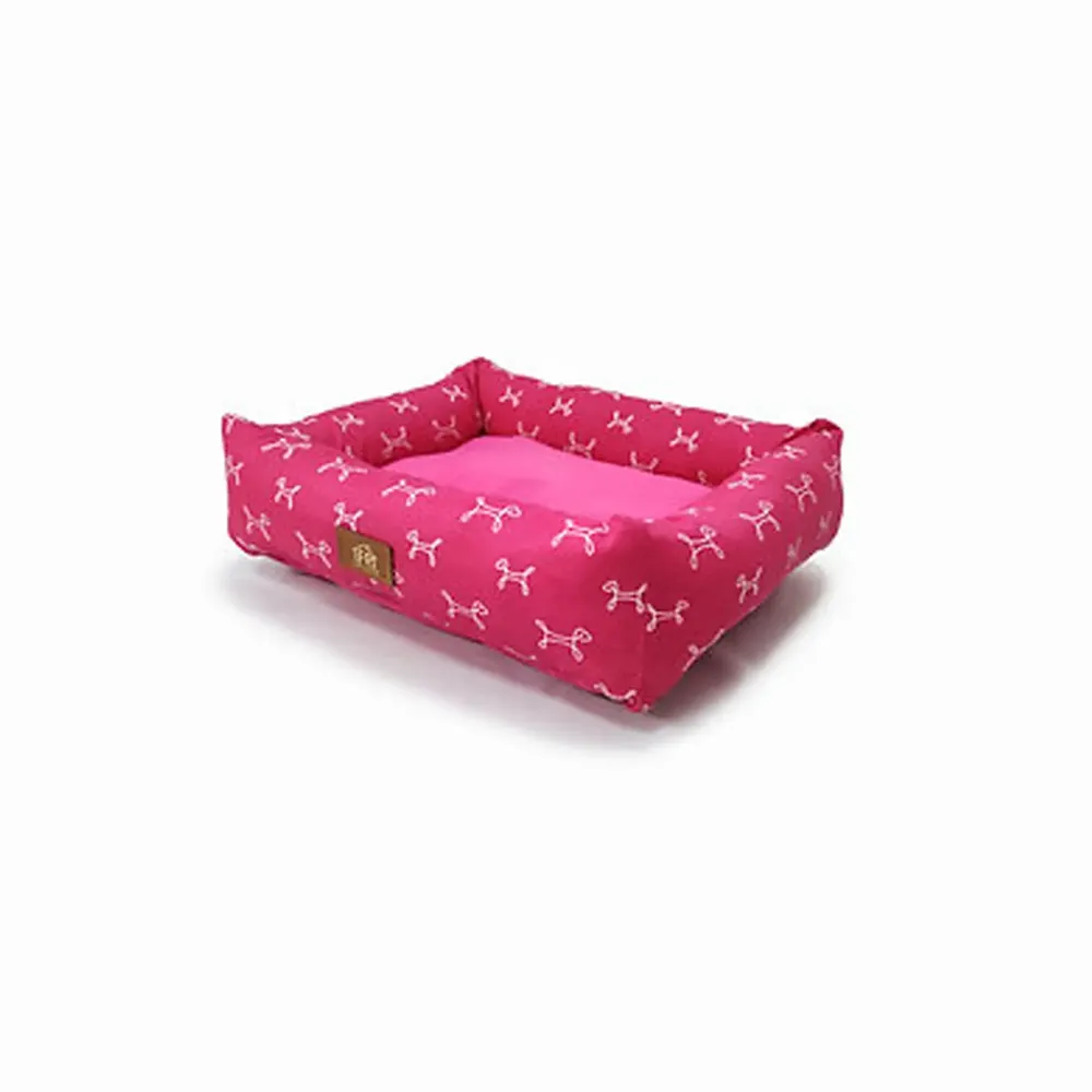 Cama Retangular Carmel Fábrica Pet Rosa — foto 2