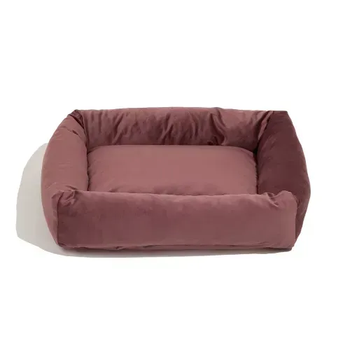 Cama Retangular Veludo para Cães e Gatos Spike Rose — foto 4