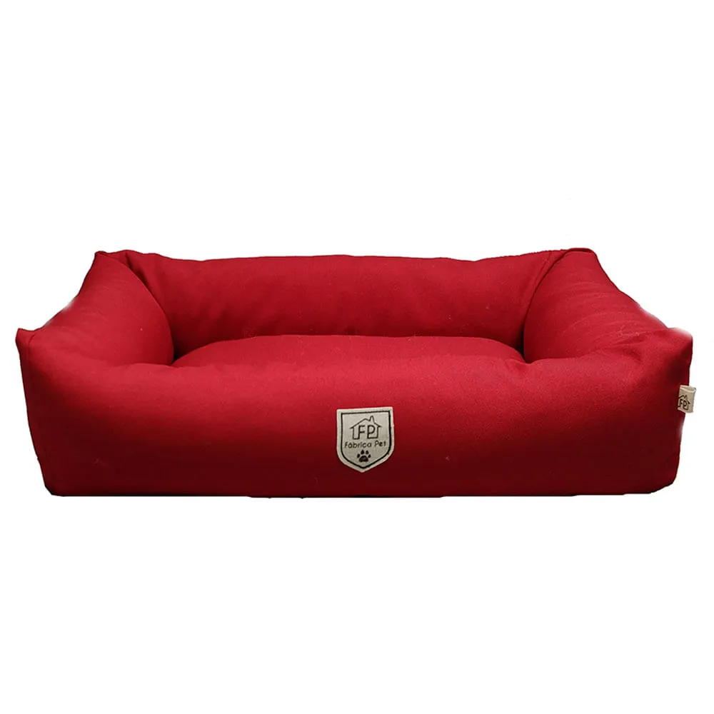 Cama Retangular Fábrica Pet Vermelha