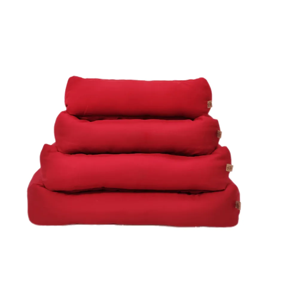 Cama Retangular Fábrica Pet Vermelha — foto 3