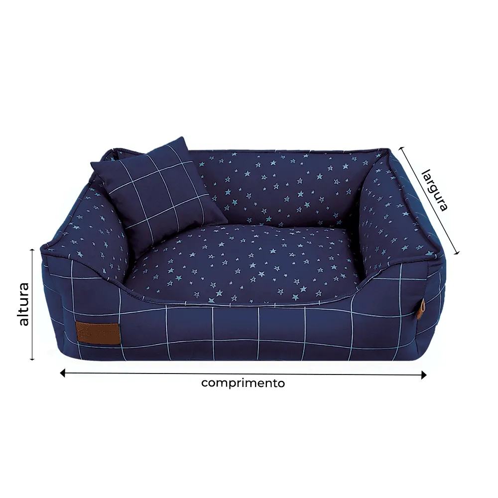 Cama Risca Star Fábrica Pet Marinho — foto 2