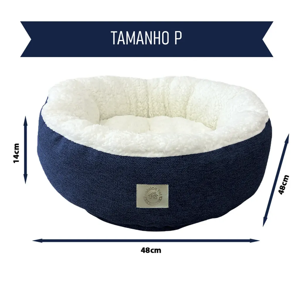 Cama Snow para Cães e Gatos Fábrica Pet Azul — foto 5