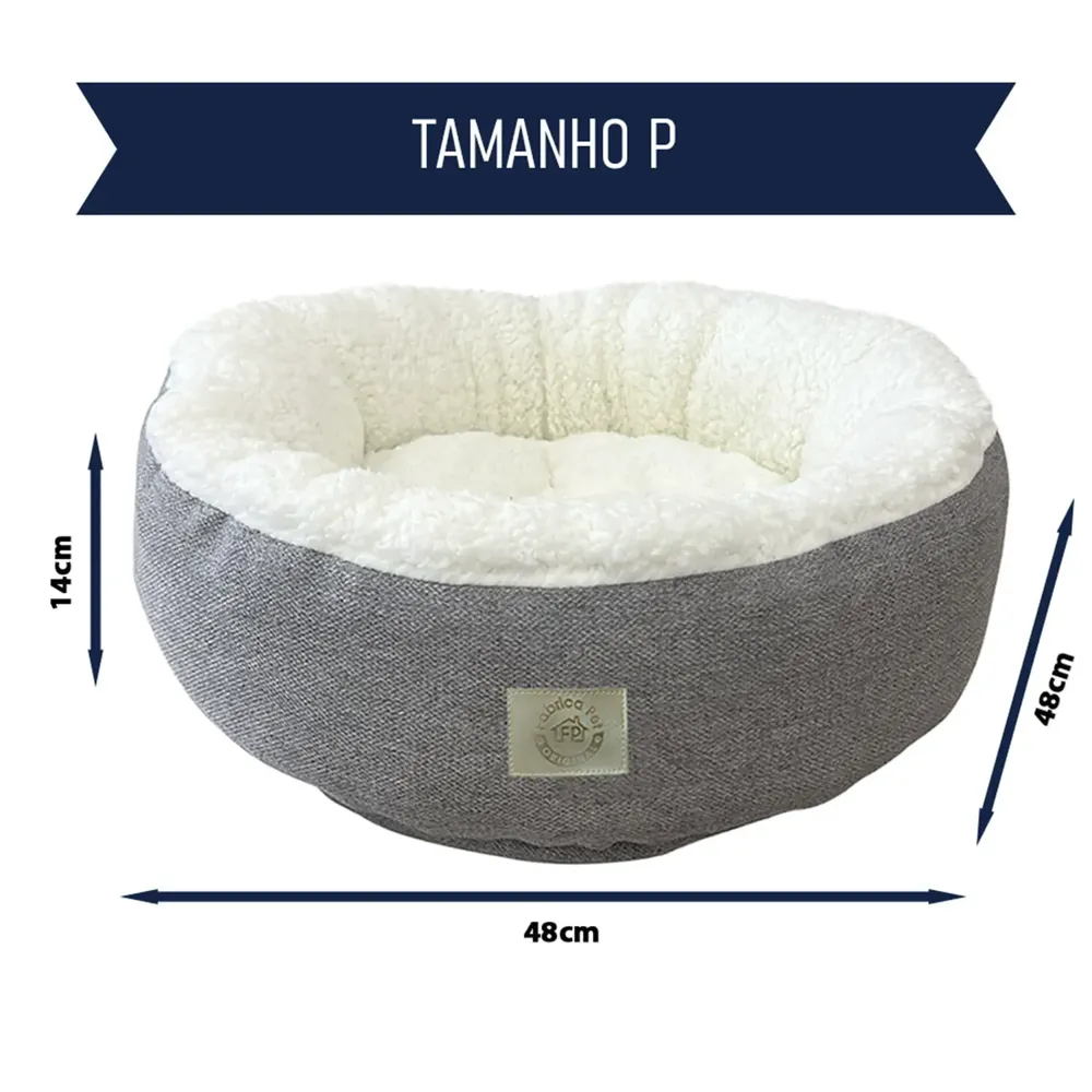 Cama Snow para Cães e Gatos Fábrica Pet Cinza — foto 5