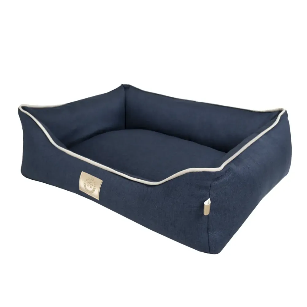 Cama Tecido Resistente Fábrica Pet Azul — foto 2
