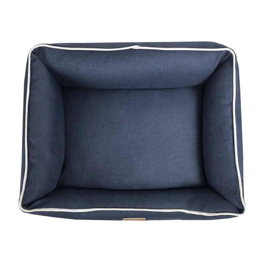 Cama Tecido Resistente Fábrica Pet Azul — foto 3