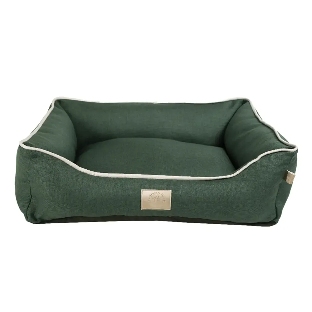 Cama Tecido Resistente Fábrica Pet Verde