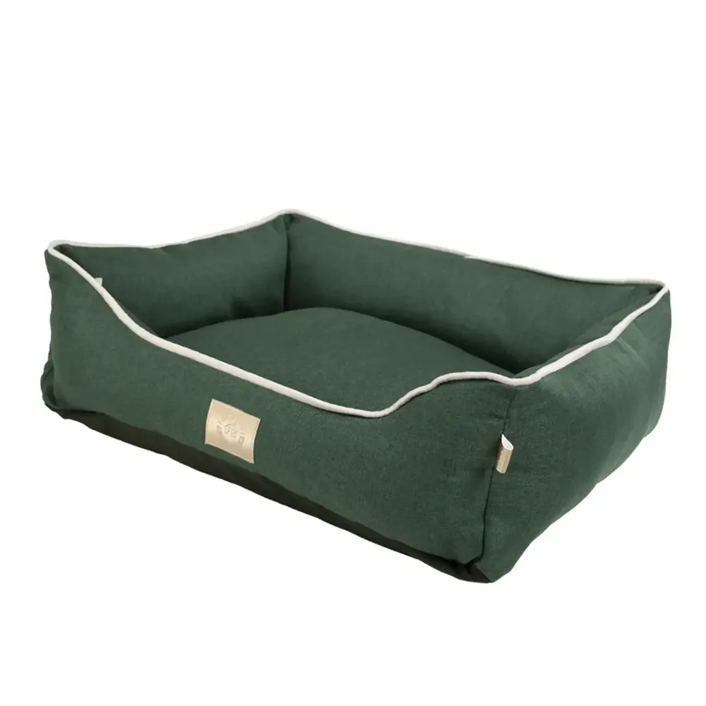 Cama Tecido Resistente Fábrica Pet Verde — foto 2