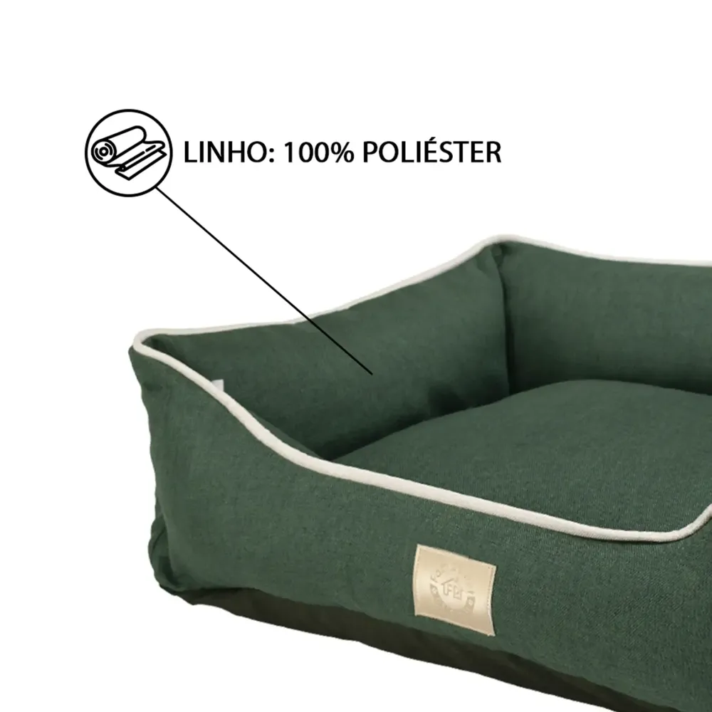 Cama Tecido Resistente Fábrica Pet Verde — foto 6
