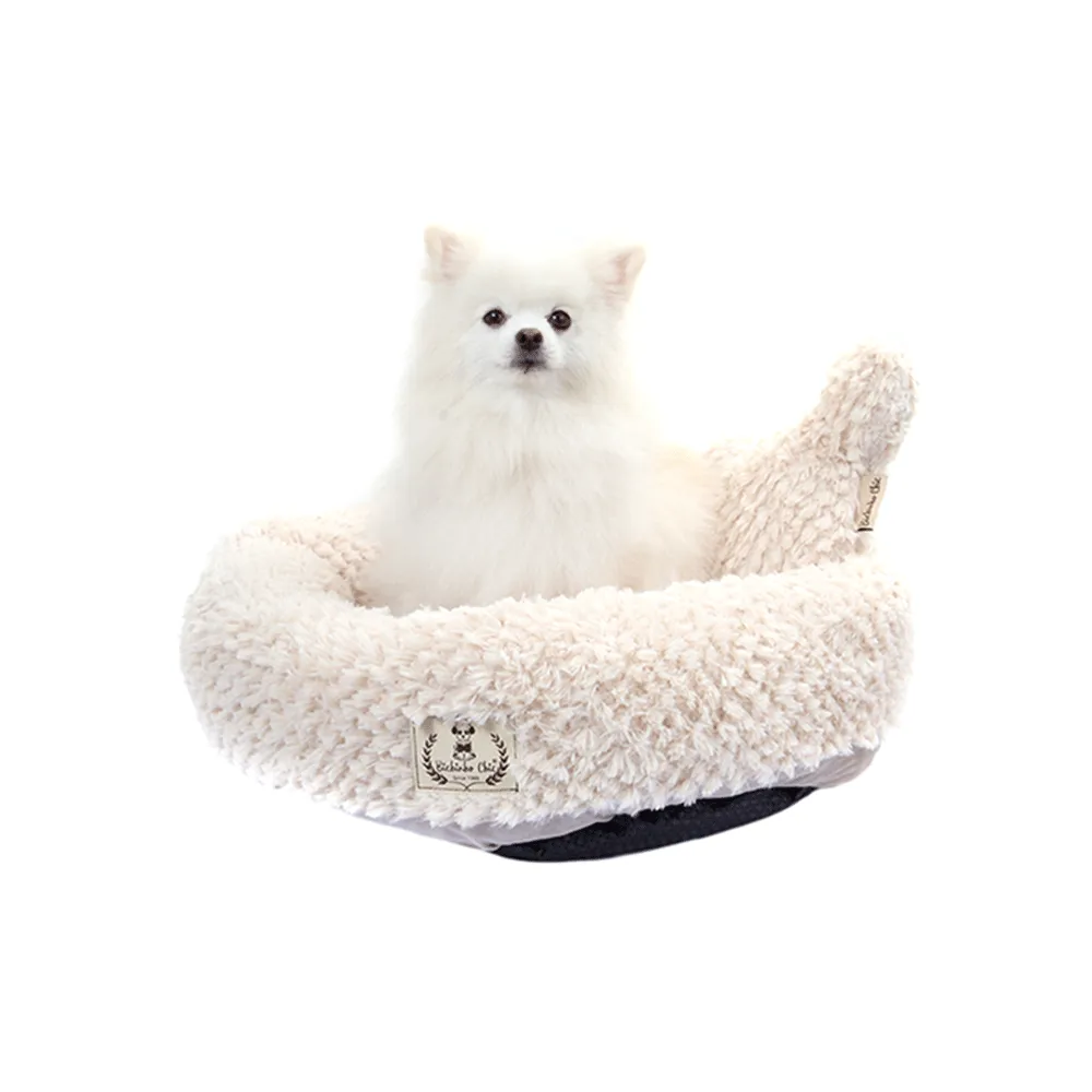Cama Teddy Bichinho Chic Bege para Cães e Gatos — foto 6