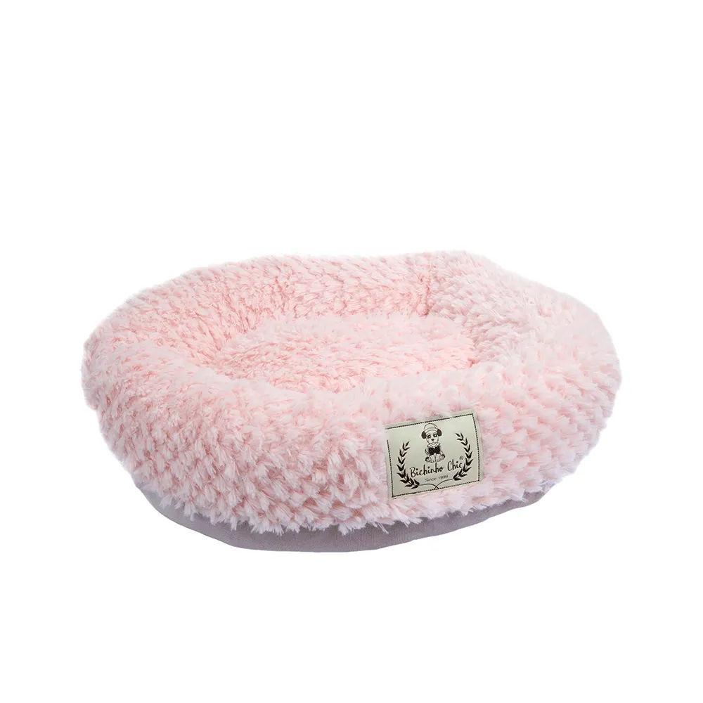 Cama Teddy Bichinho Chic Rosa para Cães e Gatos — foto 2