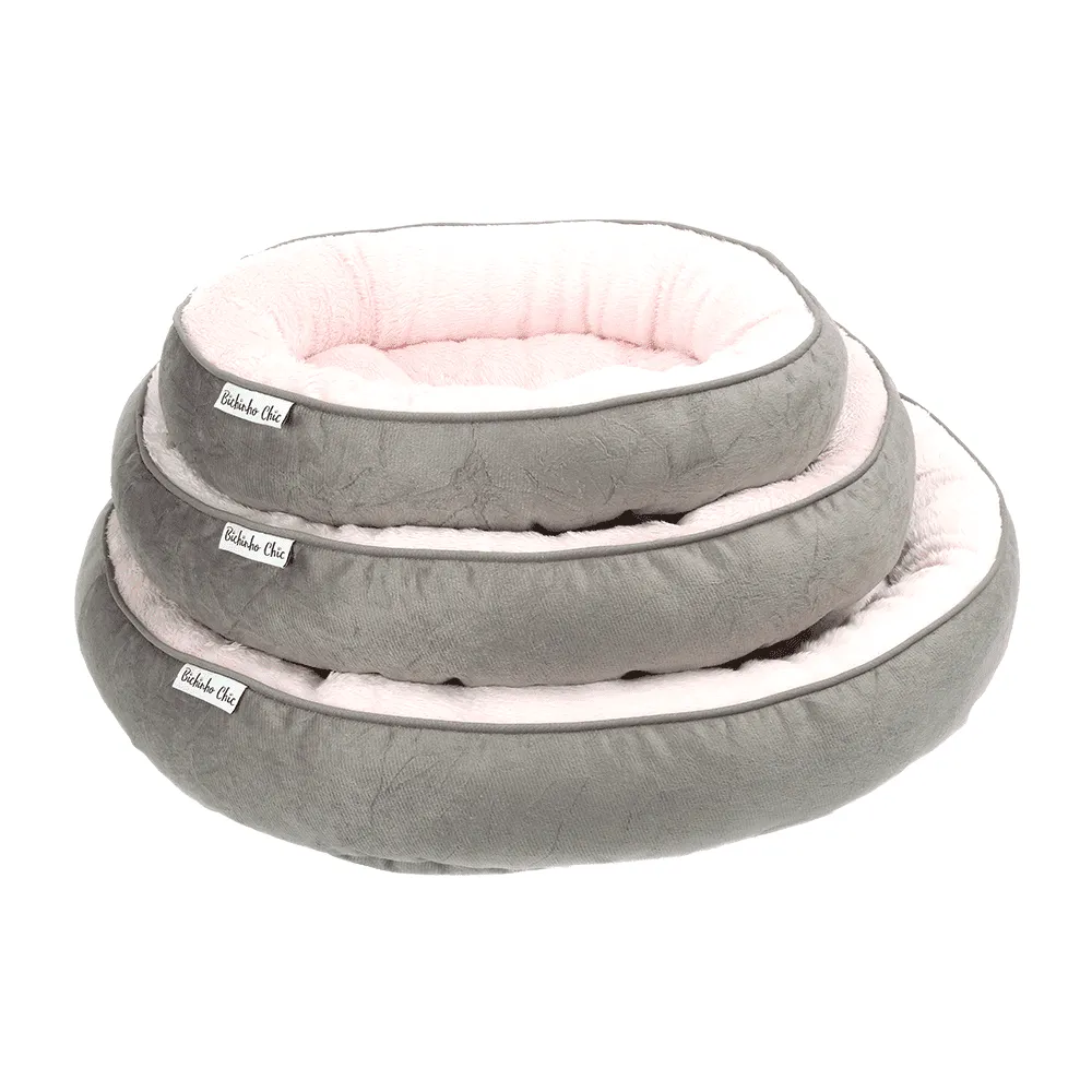 Cama Viena Bichinho Chic Rosa para Cães e Gatos — foto 2