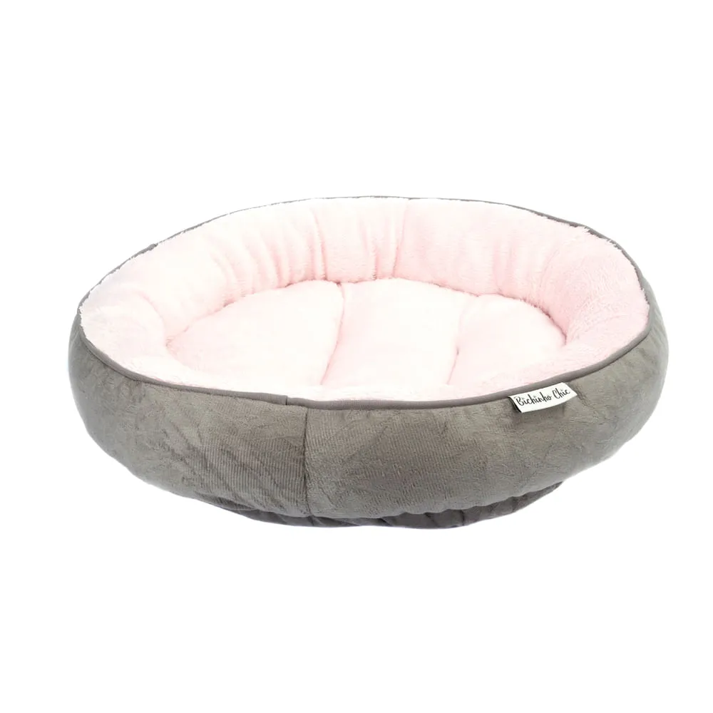 Cama Viena Bichinho Chic Rosa para Cães e Gatos — foto 3