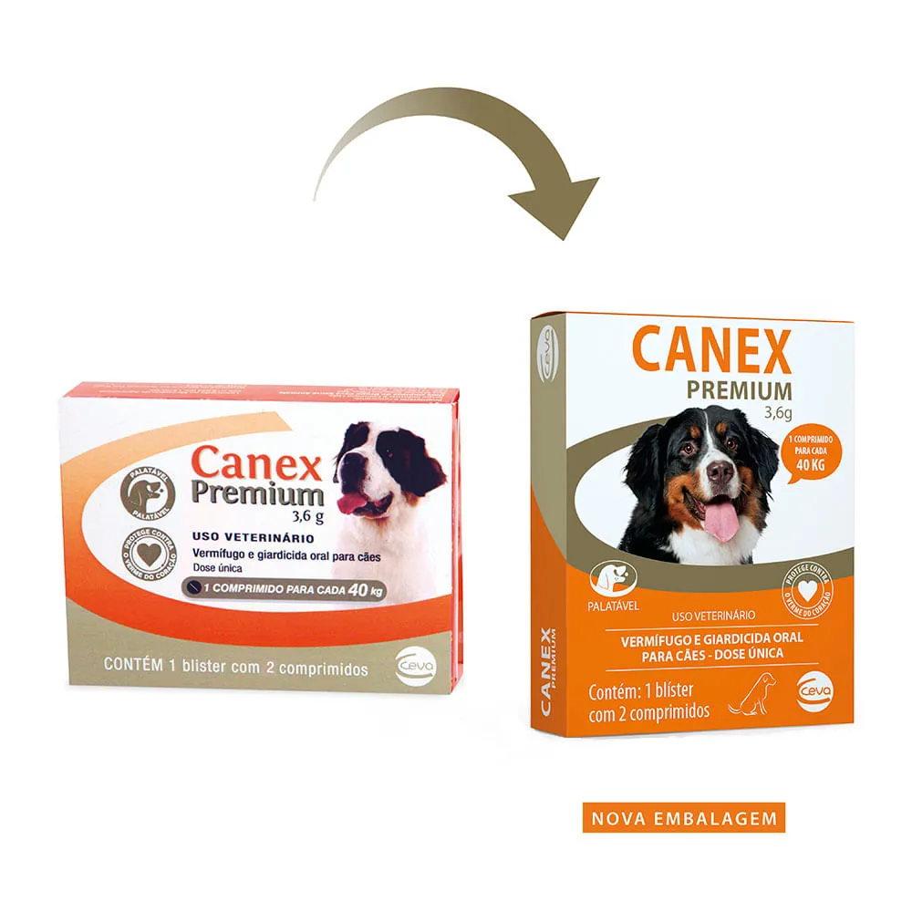 Vermífugo Canex Premium 3,6g para Cães — foto 2