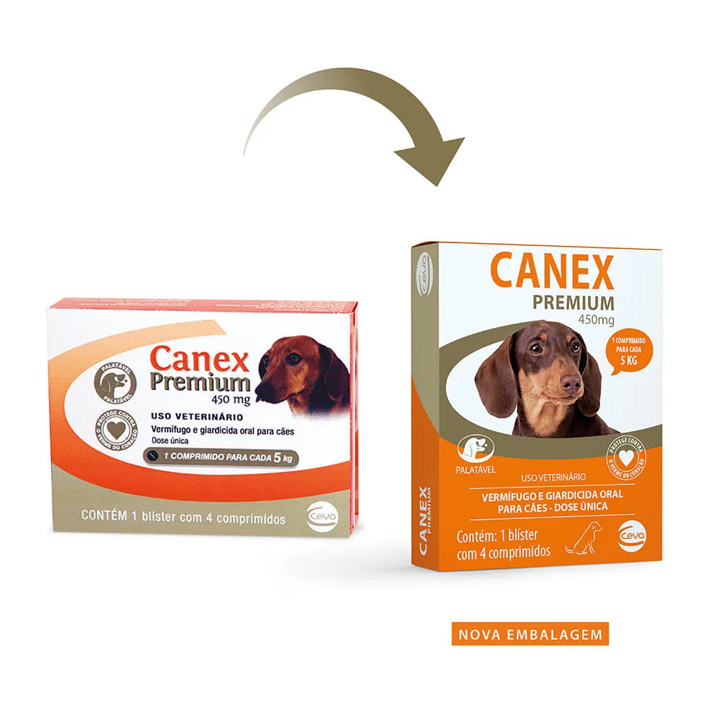 Vermífugo Canex Premium 450mg Cães — foto 2