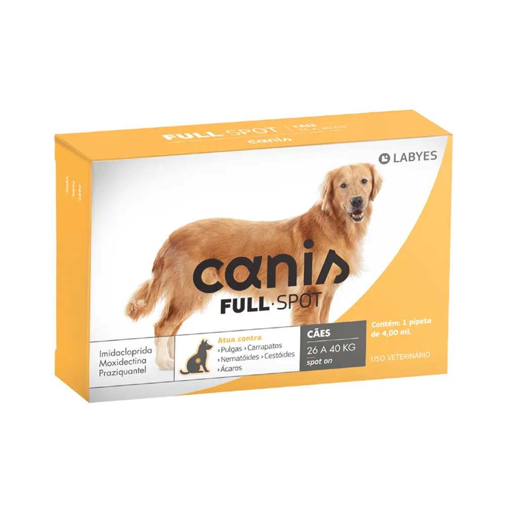 Antiparasitário Canis Fullspot 26 a 40kg