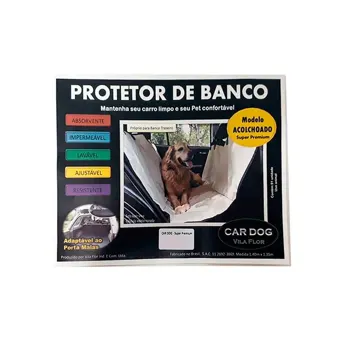 Capa para Banco de Carro Super Premium Cnza Chumbo Vila Flor