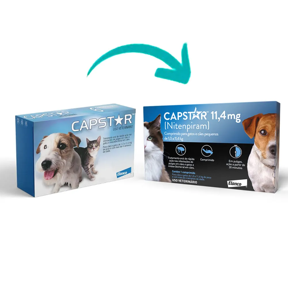 Capstar 11,4mg: para cães e gatos de até 11,4 kg — foto 2