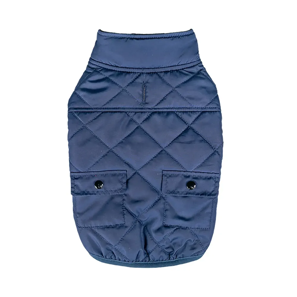 Casaco Quilting para Cães Flicks Azul — foto 6