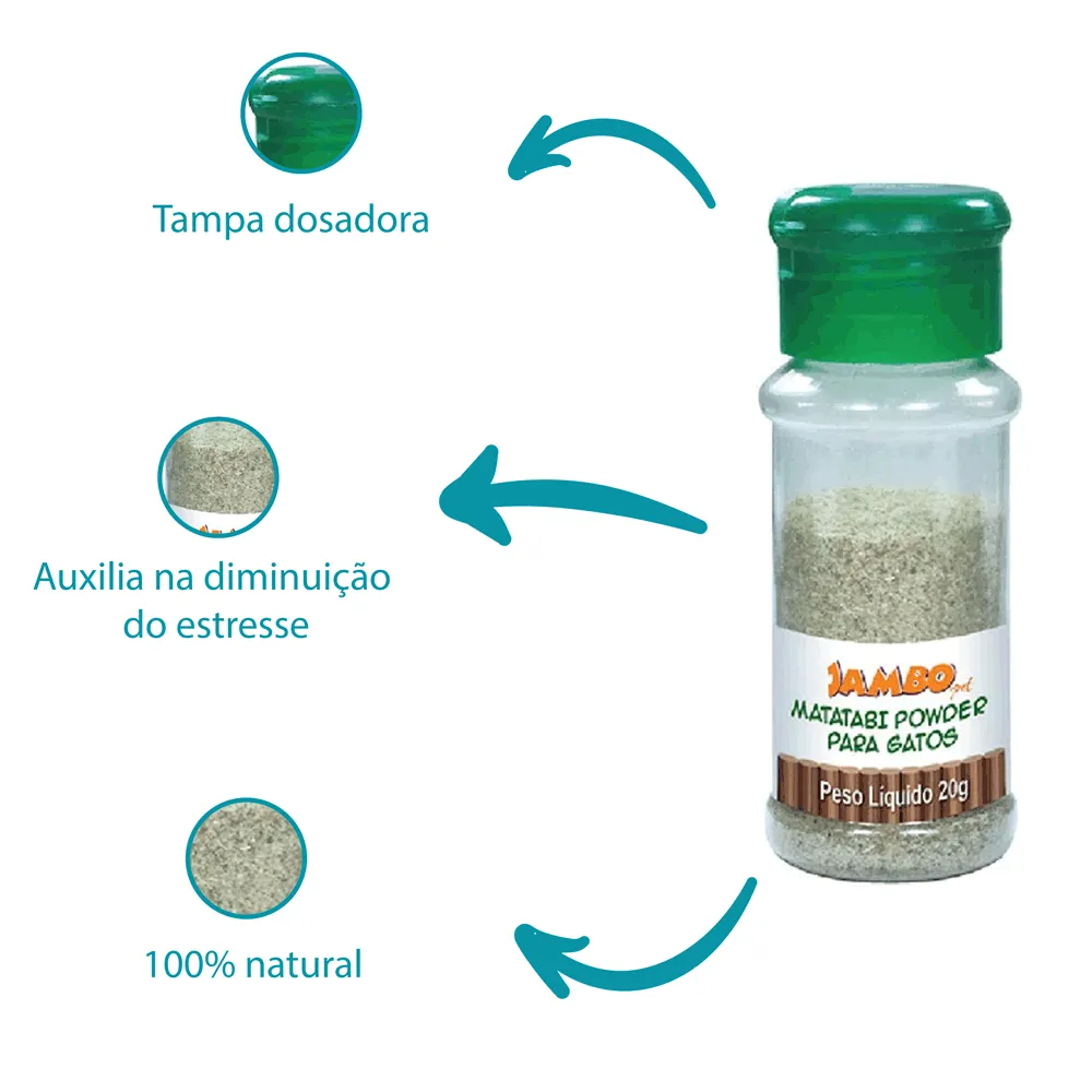 Catnip Matatabi Powder Gatos Jambo — foto 2