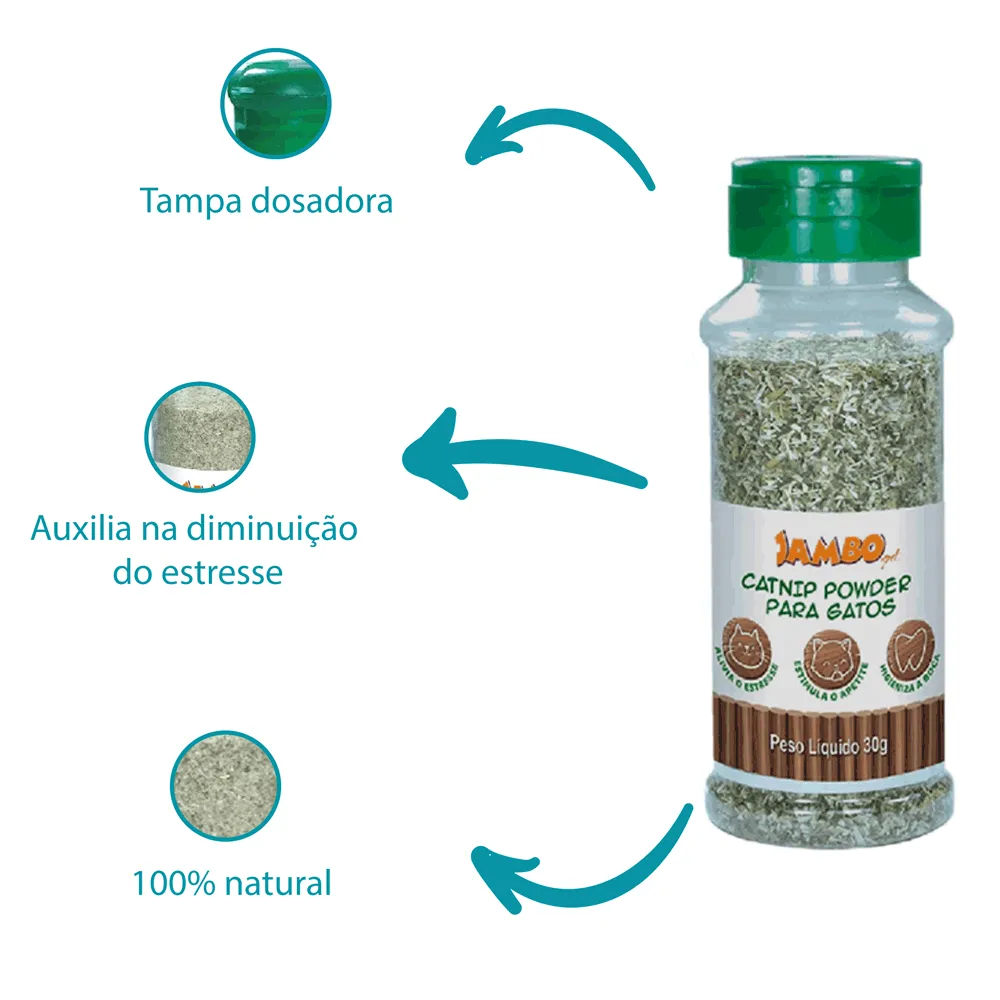 Catnip Powder para Gatos Jambo — foto 2