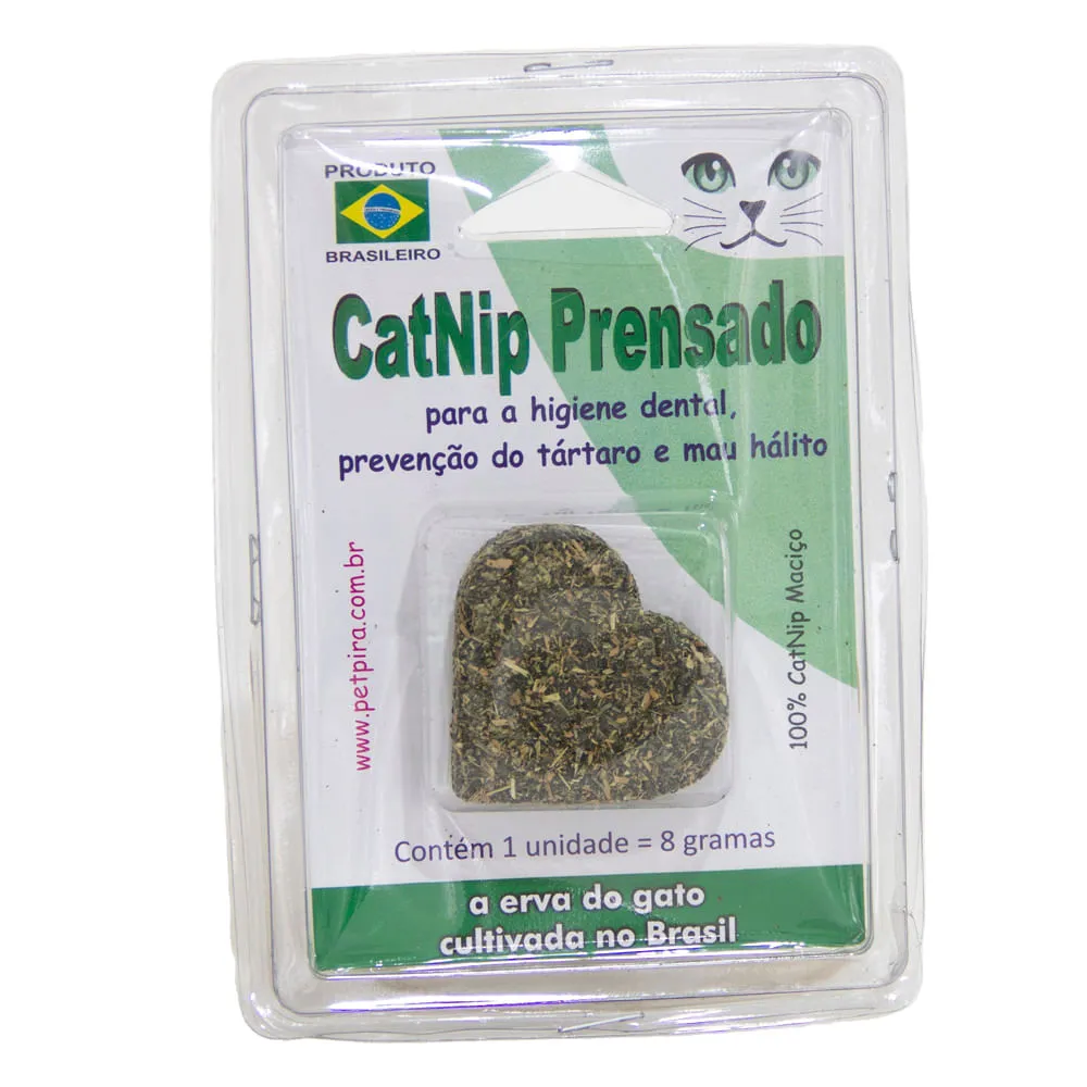 Catnip Prensado Coração PetPira