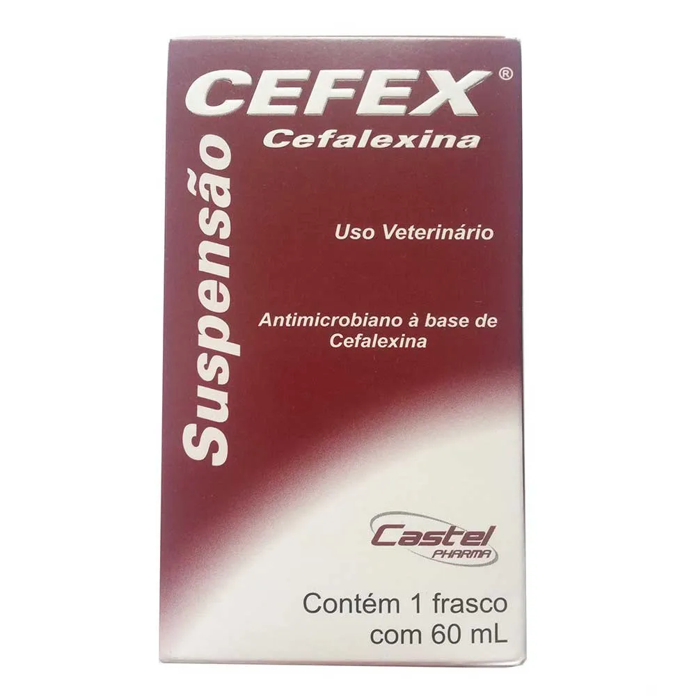 Cefex Suspensão Antimicrobiano para Cães e Gatos