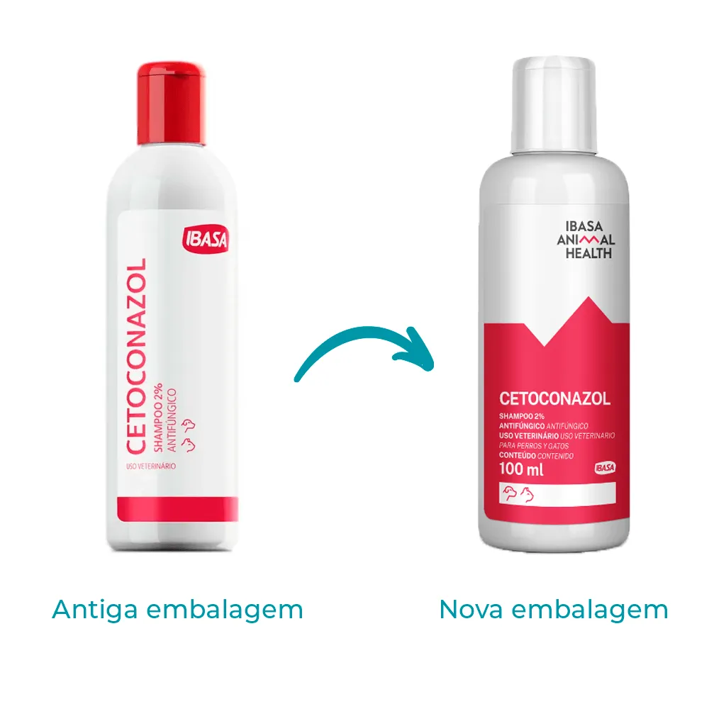 Cetoconazol Shampoo 2% Ibasa para Cães e Gatos — foto 2