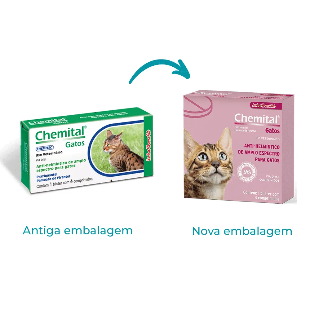 Chemital Anti-helmíntico para Gatos — foto 2