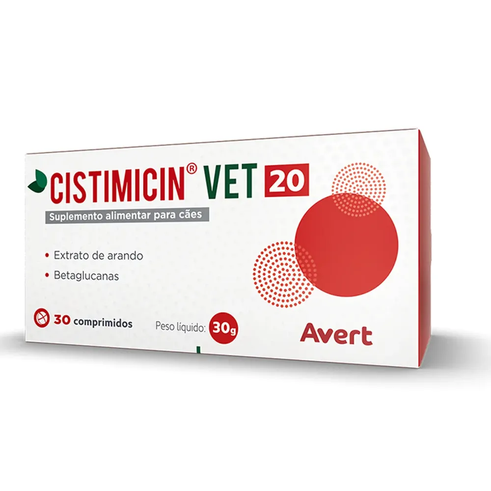 Cistimicin Vet 20 Suplemento Alimentar para Cães