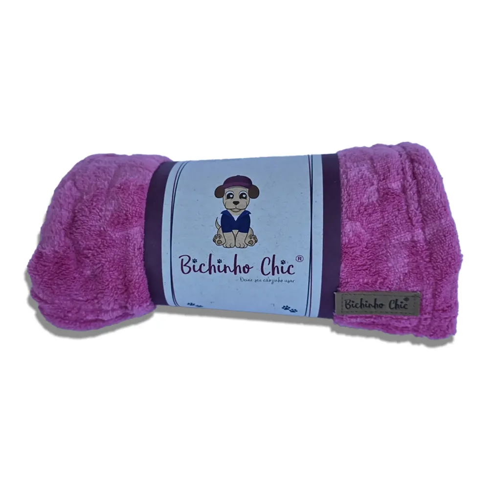 Cobertor Soninho Bichinho Chic Rosa