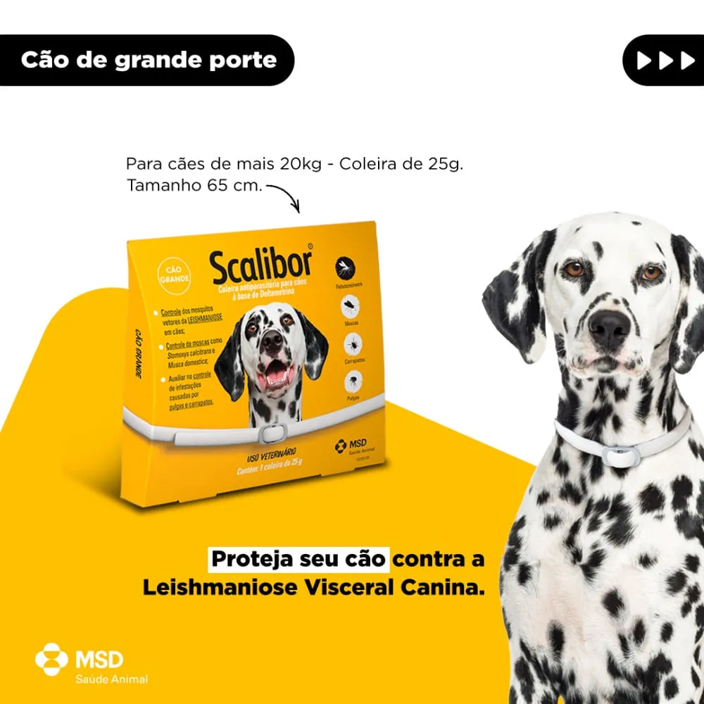 Coleira Antiparasitária Scalibor Cães Grandes — foto 2