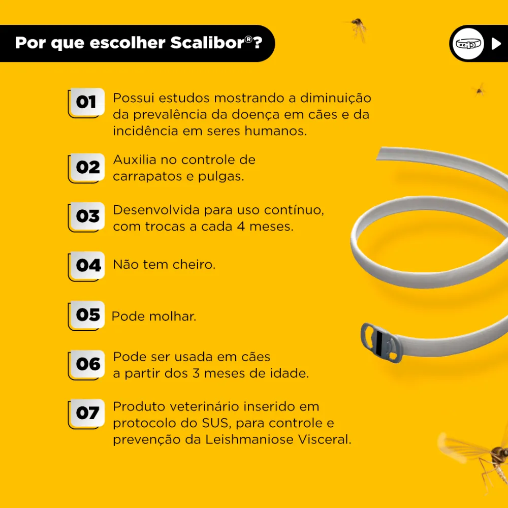 Coleira Antiparasitária Scalibor Cães Grandes — foto 6