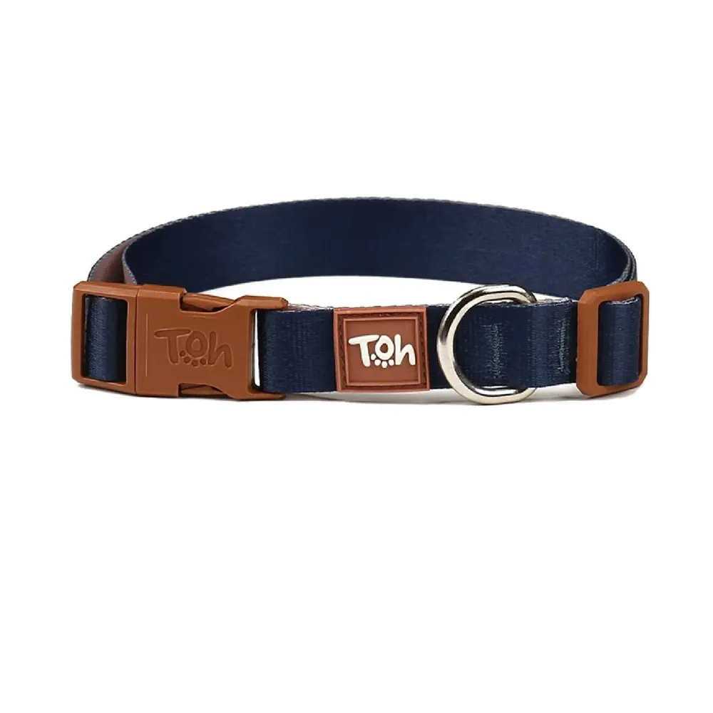 Coleira Cães Tradicional Basic Toh Azul — foto 2