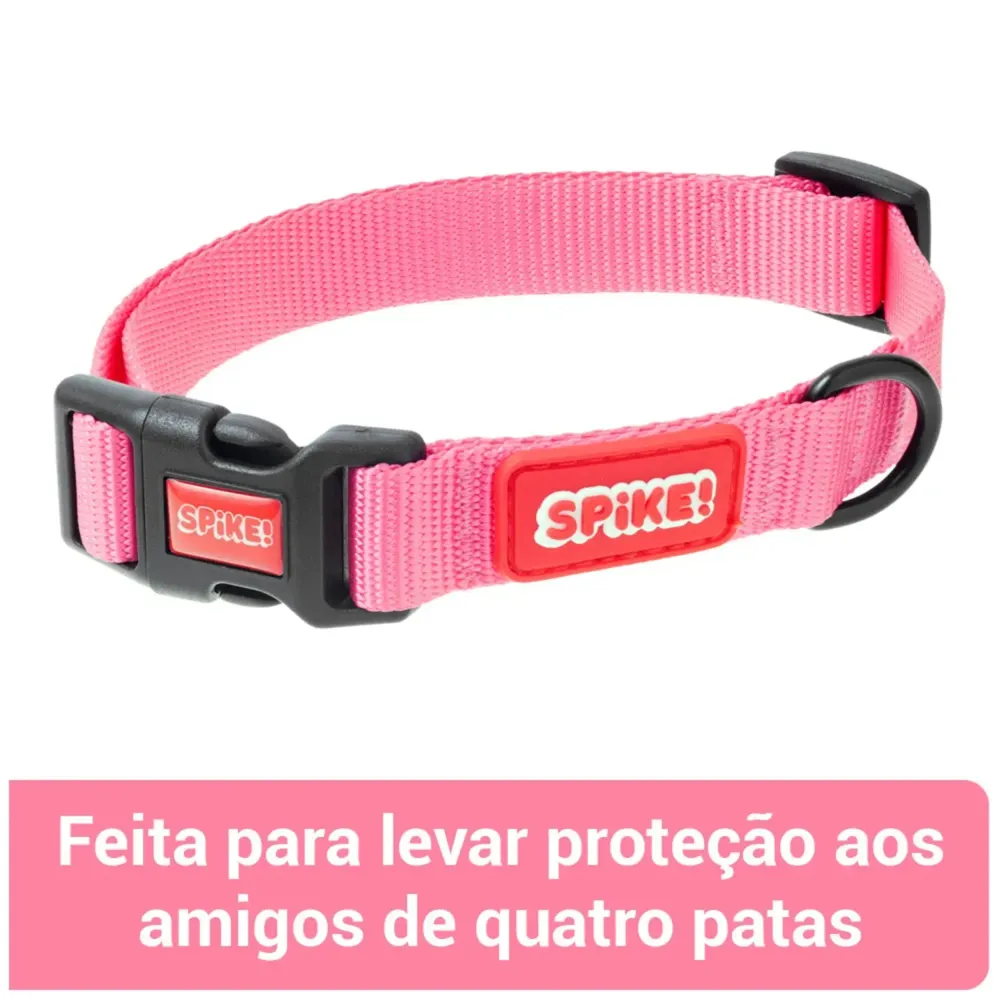 Coleira de Passeio para Cães Pink Spike — foto 6