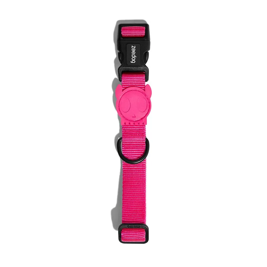 Coleira para Cães Pink Led Zee.Dog
