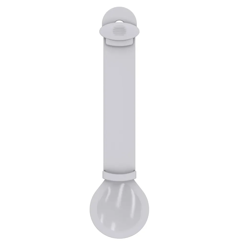 Colher para Petisco Cremoso para Gatos Plastpet Cinza