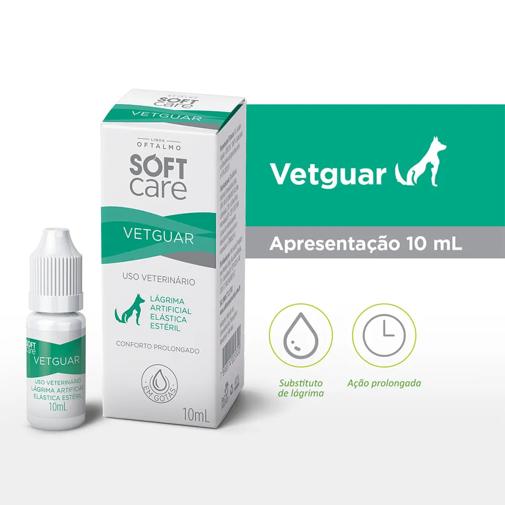 Lubrificante Oftálmico Olhos Secos Vetguar Soft Care — foto 2