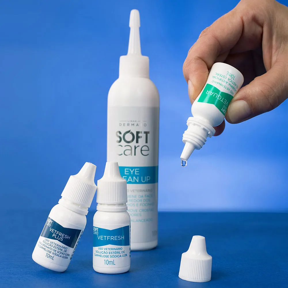 Lubrificante Oftálmico Olhos Secos Vetguar Soft Care — foto 3