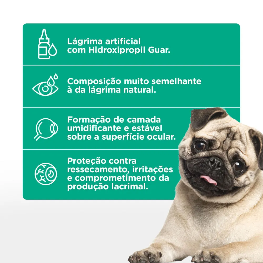 Lubrificante Oftálmico Olhos Secos Vetguar Soft Care — foto 4