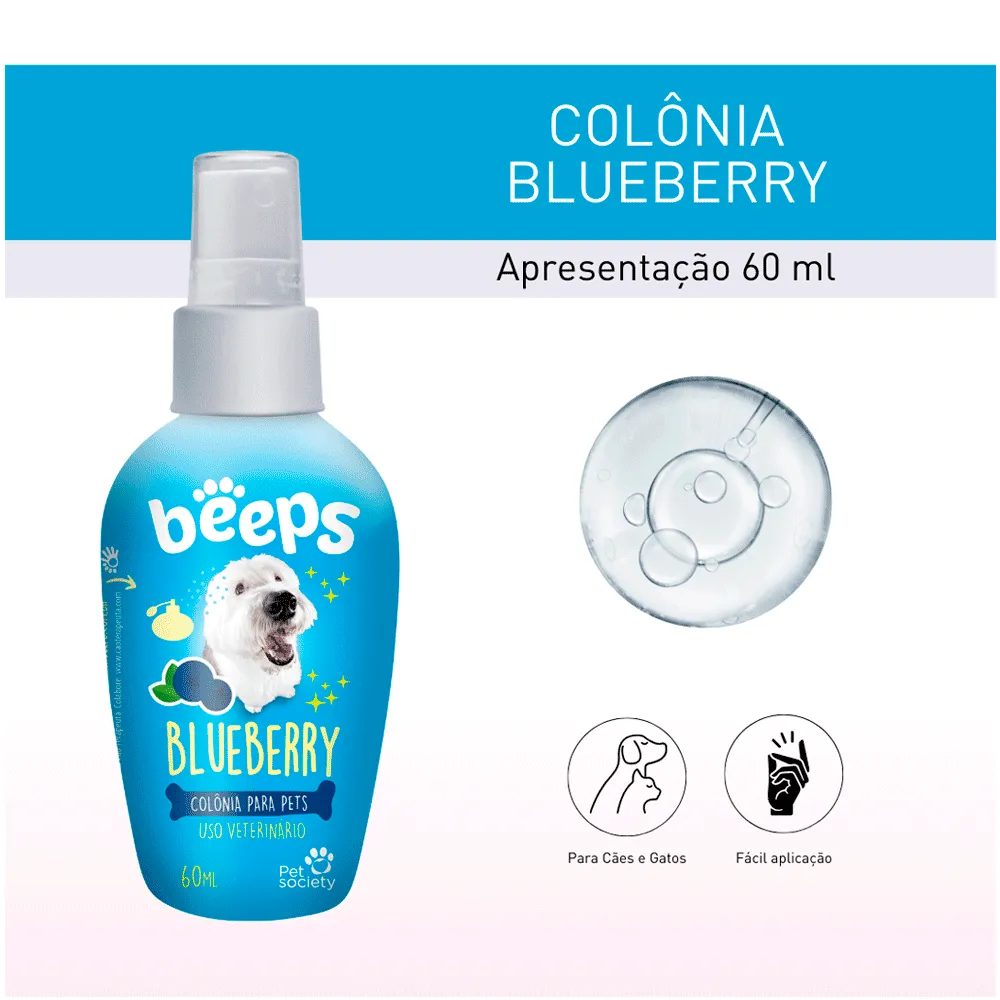 Colônia Beeps Blueberry Pet Society — foto 2