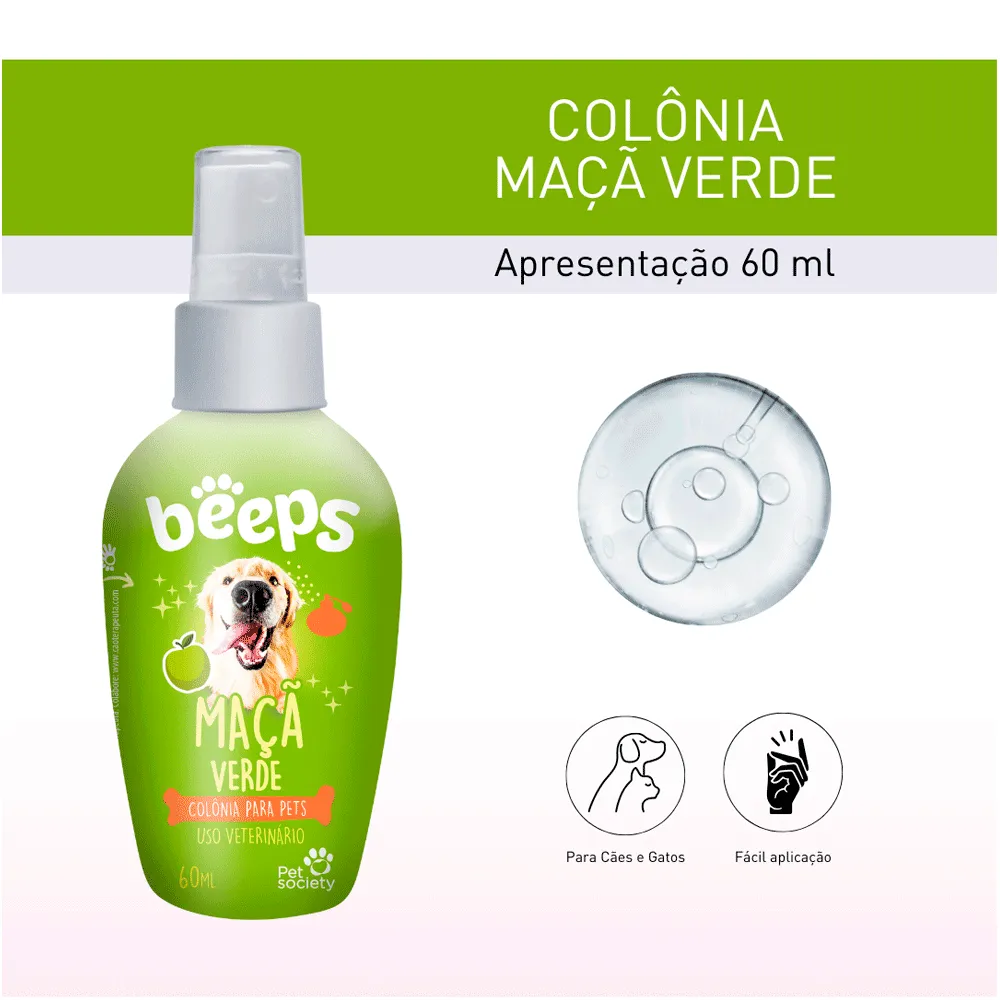 Colônia Beeps Maçã Verde Pet Society — foto 2