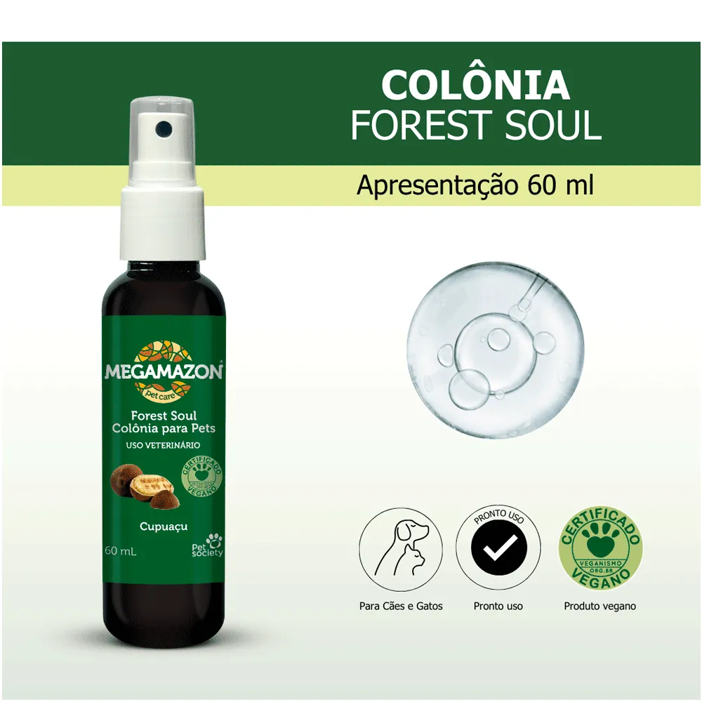 Colônia Body Splash Forest Soul Megamazon Cupuaçu Pet Society — foto 2