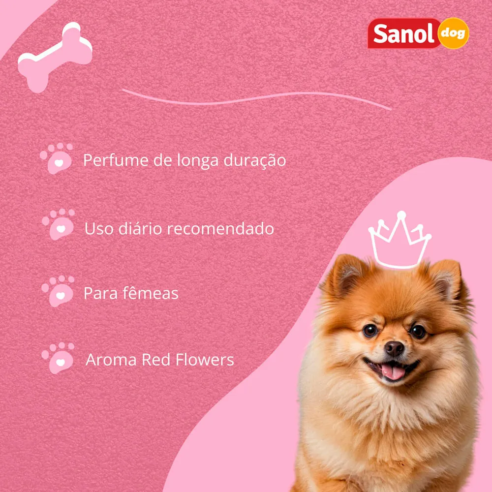 Colônia Fêmea Red Flowers Sanol Dog — foto 6
