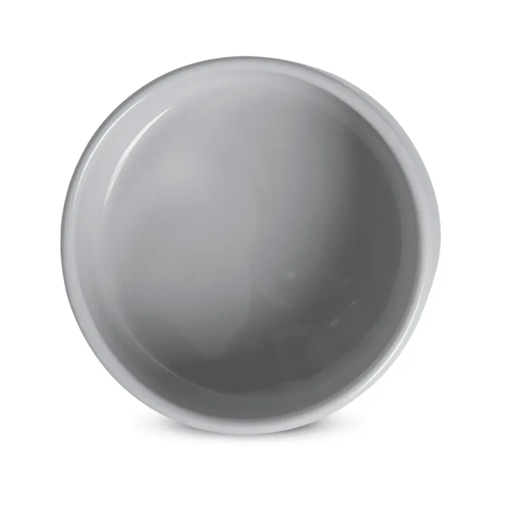 Comedouro Porcelana Alto Postura Correta Branco — foto 2