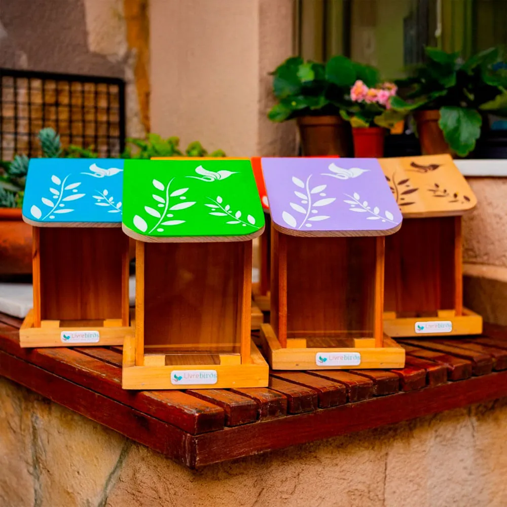 Comedouro Automático Collors Livre Birds Laranja — foto 5