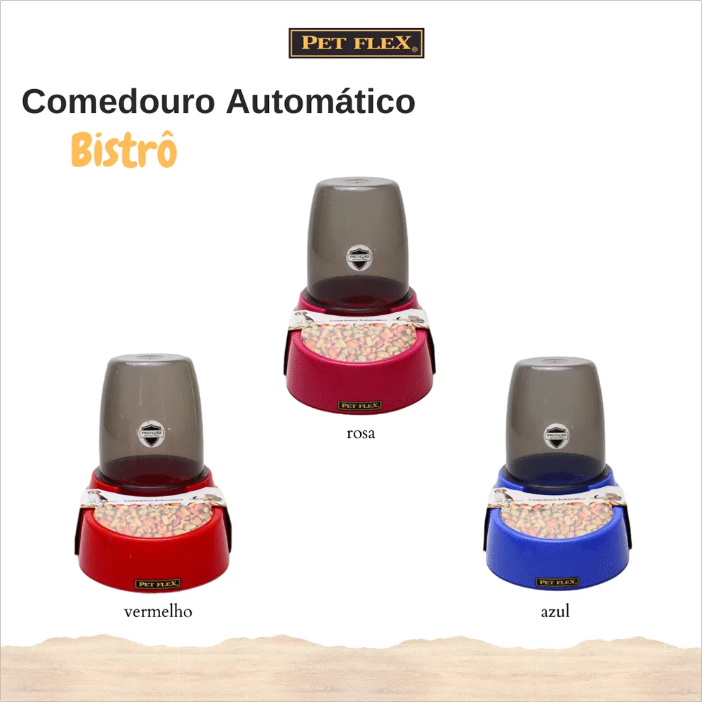 Comedouro Automático Pet Flex Azul — foto 6
