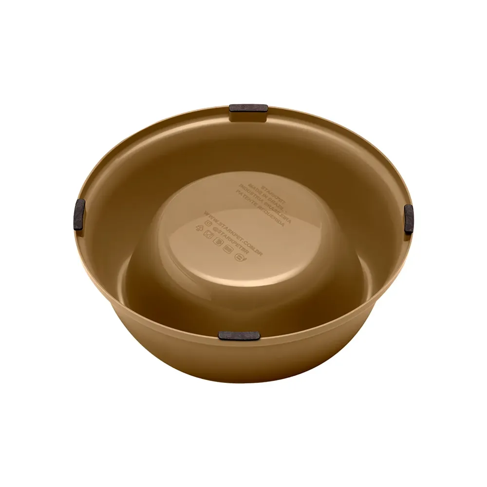 Comedouro Bowl Antiderrapante Stark Pet Bege — foto 2