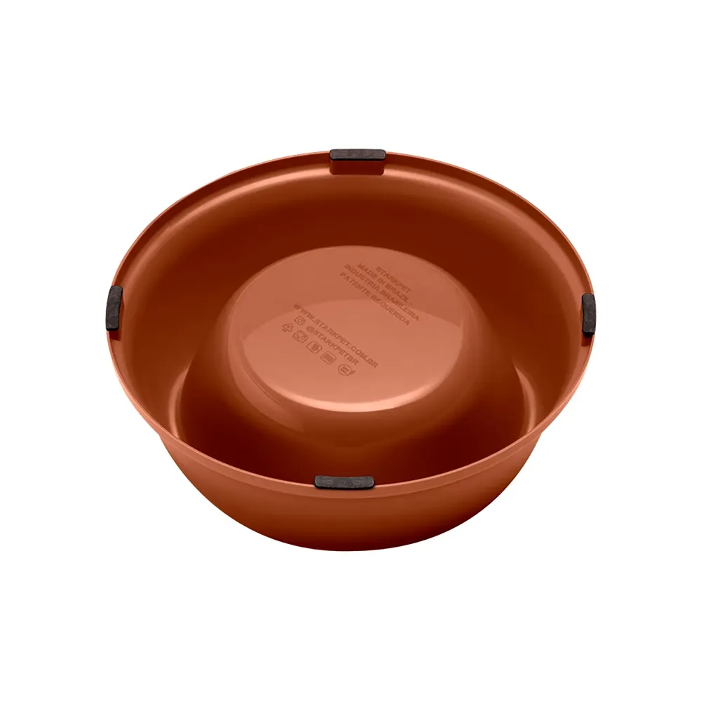 Comedouro Bowl Antiderrapante Stark Pet Cobre — foto 3