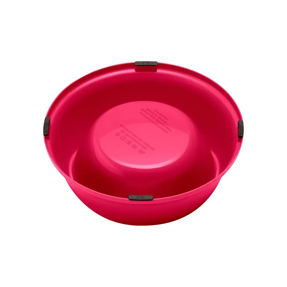 Comedouro Bowl Antiderrapante Stark Pet Magenta — foto 3