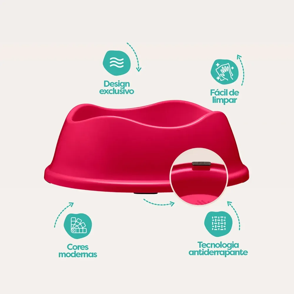 Comedouro Bowl Antiderrapante Stark Pet Magenta — foto 4